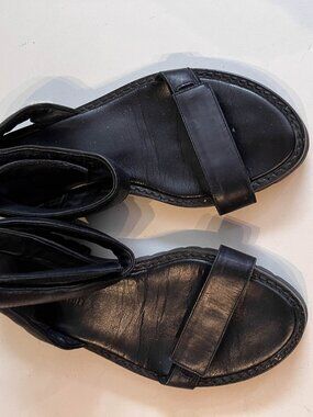 Ann Demeulemeester Lug Sole Sandals Size EU38